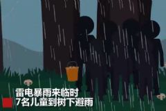 云南7名儿童上山捡菌子，树下避雨时不幸遭雷击[多图]