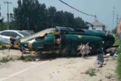 北京一直升机坠落：飞机坠毁前在空中失控自旋[多图]